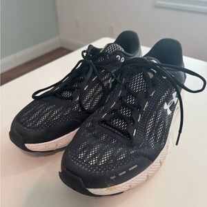 Under Armour Black and White Athletic Shoes